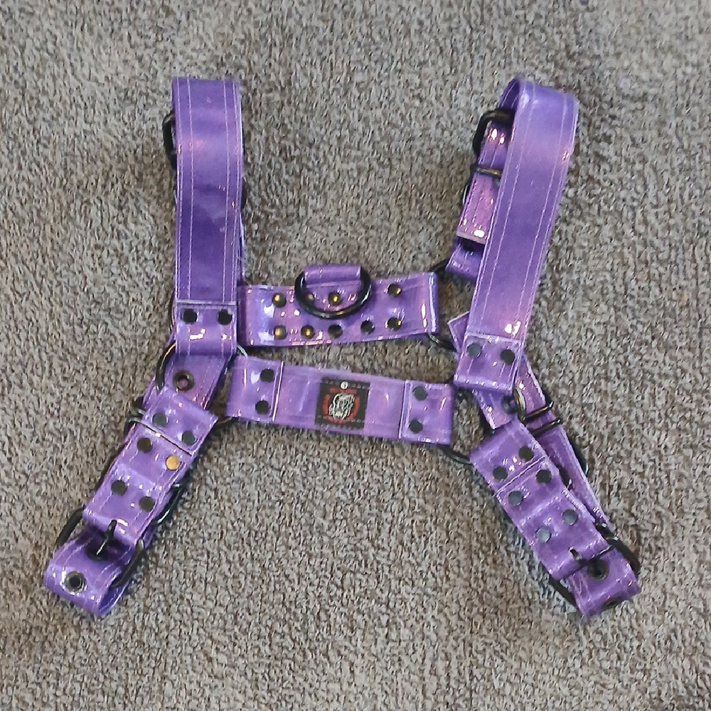 Vibrant Purple Kids Suspenders